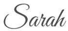 Sarah signature